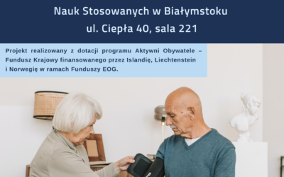Konferencja podsumowująca projekt “Audyt obywatelski procesu leczenia farmakologicznego seniorów w Polsce”.